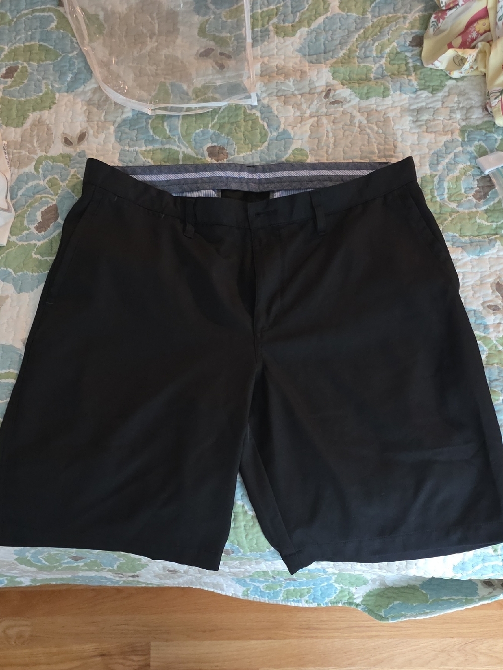 Men's Black Flat Front Shorts JAMICA JAXX SIZE 38